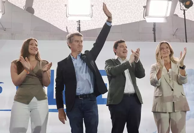 Feijóo, seguro de que Castilla y León será la sede de la próxima victoria del PP