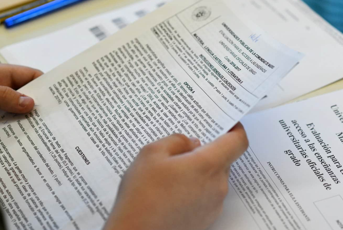 Penalización por las faltas de ortografía, elección de preguntas pero más reflexión: así es la nueva selectividad 