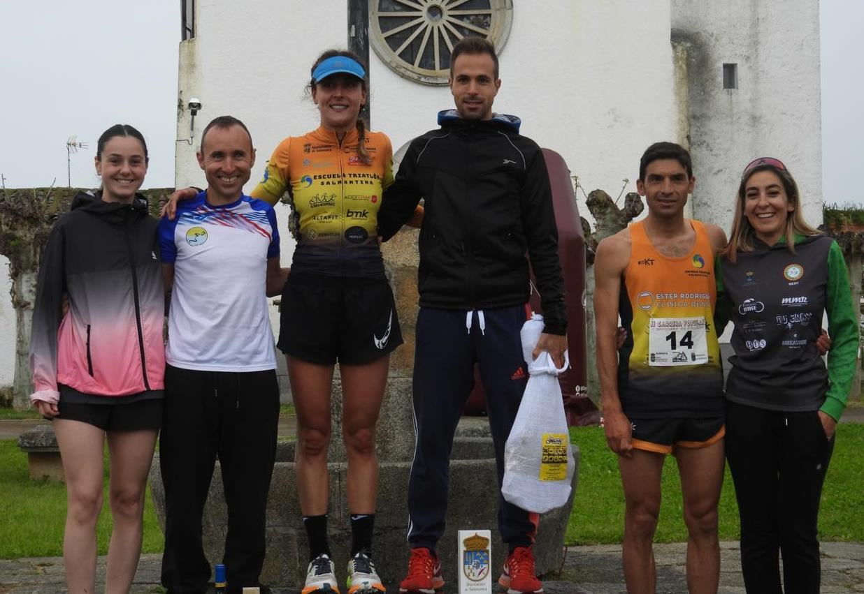 Adrián Martín y Ester Rodríguez triunfan en la 2ª Carrera Popular de Águeda
