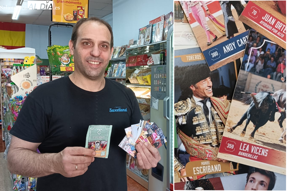 El boom de los cromos taurinos llega a Salamanca: La gente no hace más que preguntar por ellos