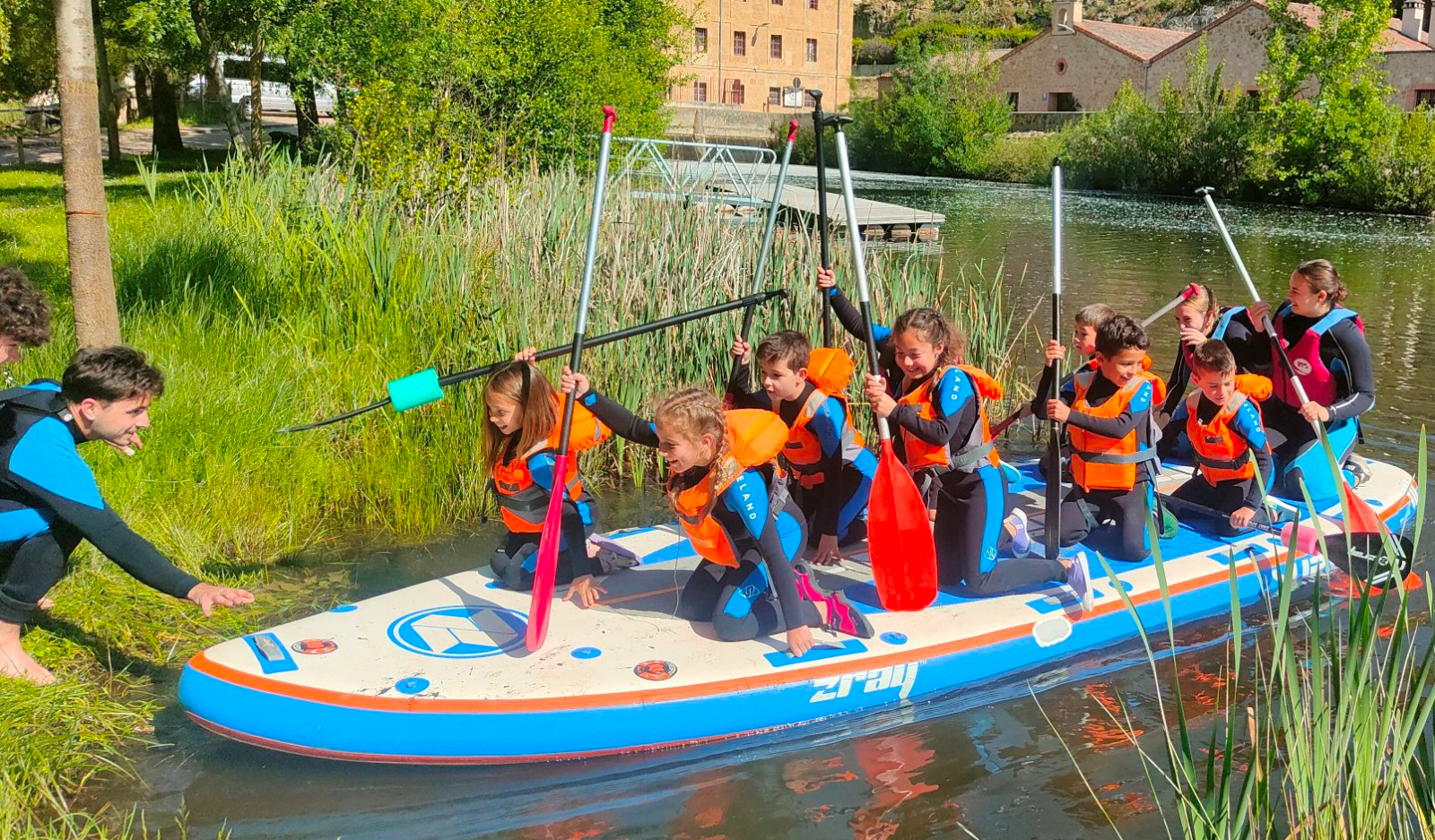 Concluye el nuevo finde Multiaventura de la Diputación que ha albergado Miróbriga