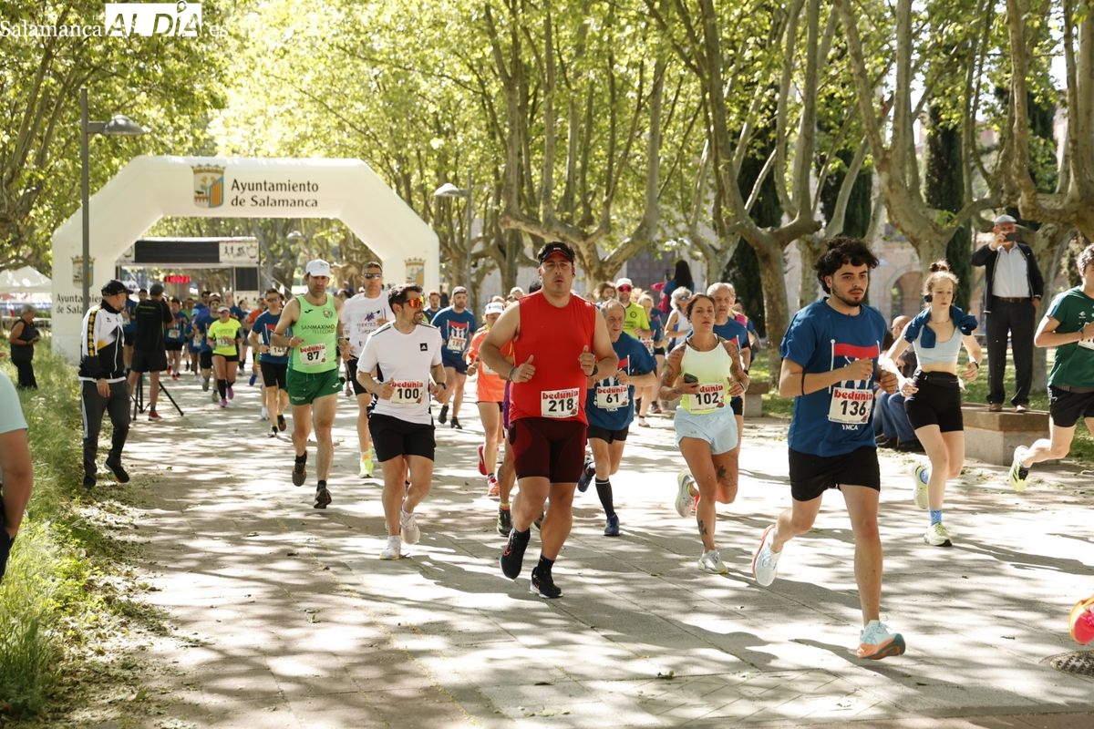 FOTOS | La I Carrera y Marcha Kilómetros de Encuentro de YMCA llena Salamanca de espíritu integrador