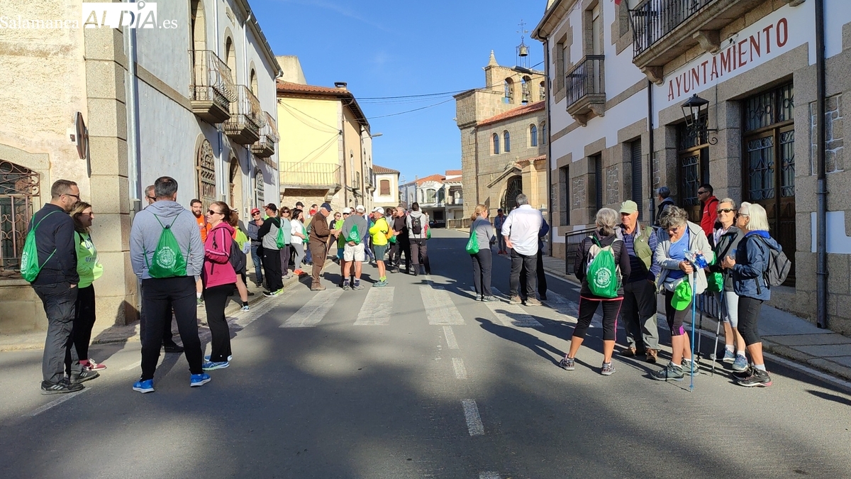 Marcha familiar en Villavieja de Yeltes organizada por la Diócesis de Ciudad Rodrigo