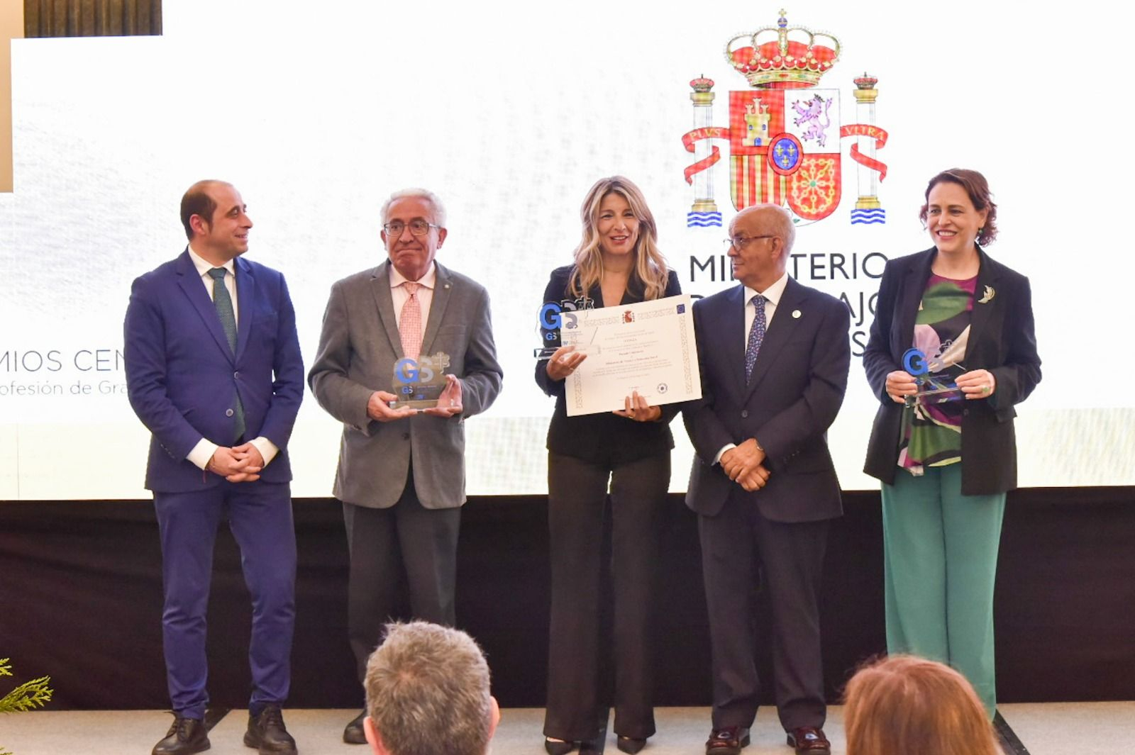 El salmantino Joaquín Merchán preside la gala del centenario de los Graduados Sociales con la entrega de sus premios anuales