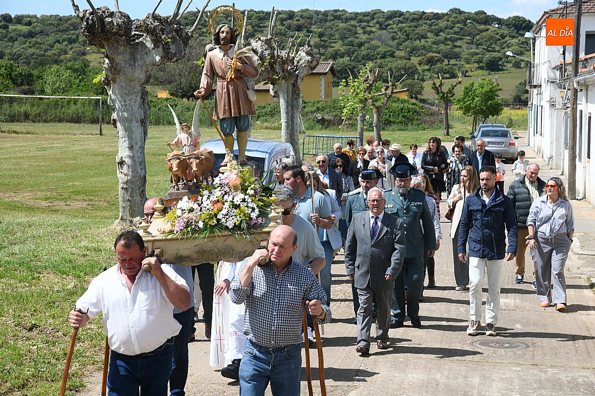 Águeda cierra el periplo de procesiones de San Isidro en la comarca mirobrigense