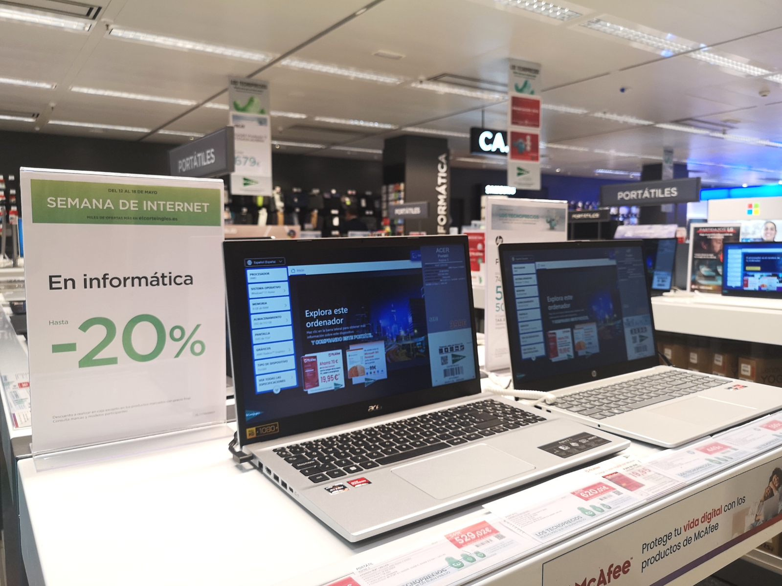 El Corte Inglés ofrece descuentos de hasta el 30% durante su Semana de Internet