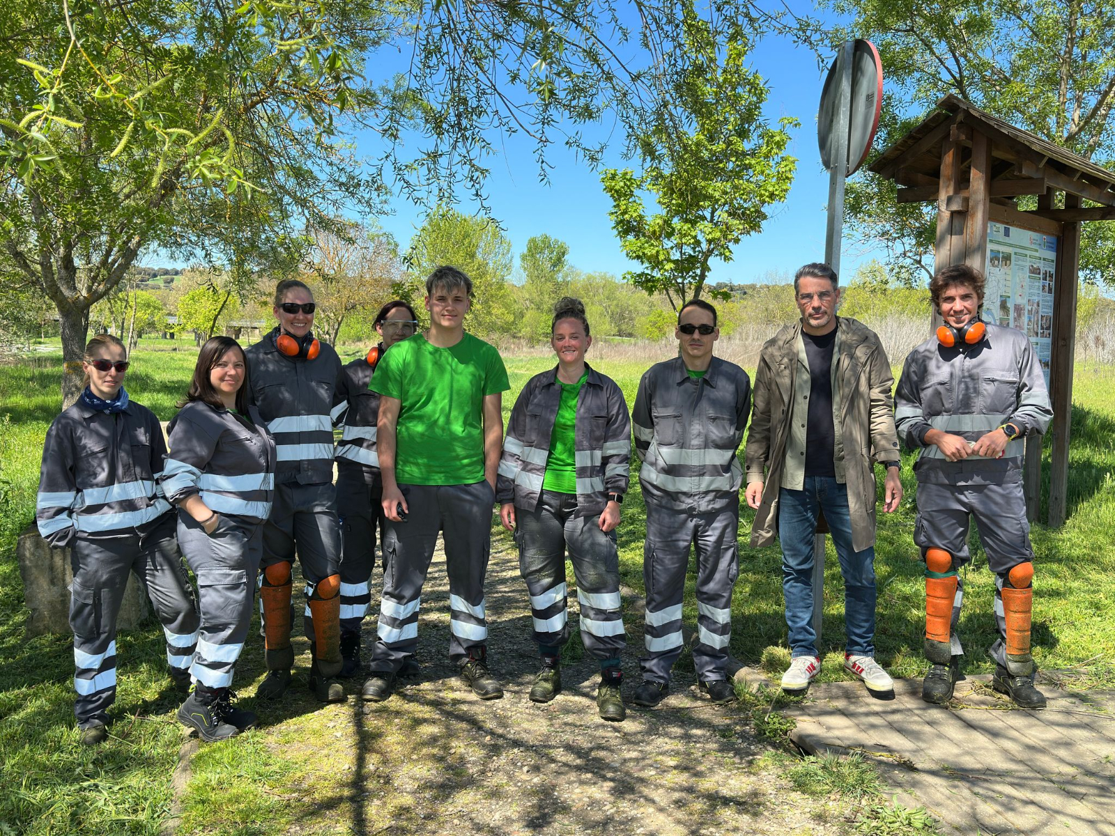 Villamayor inicia un programa mixto de formación y empleo en jardinería y actividades forestales