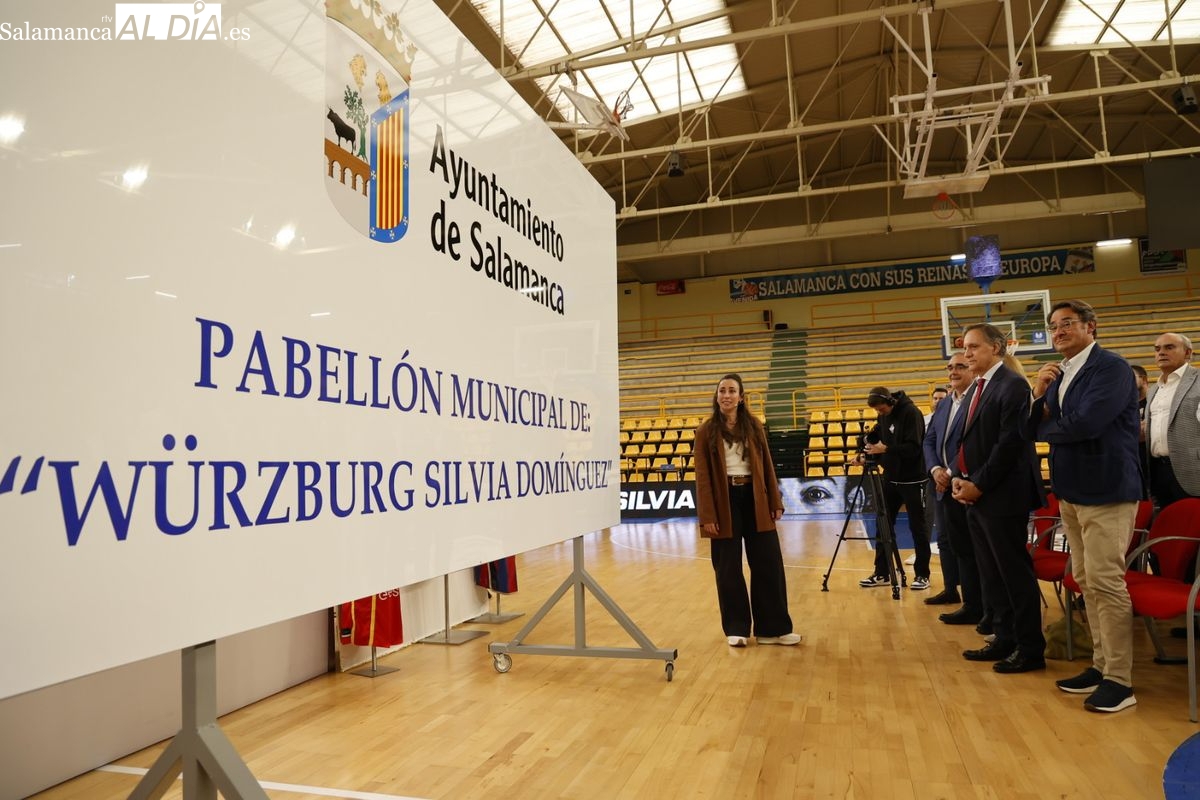 FOTOS Y VÍDEO | Silvia Domínguez anuncia su retirada del baloncesto y tiene pabellón con su nombre Würzburg Silvia Domínguez