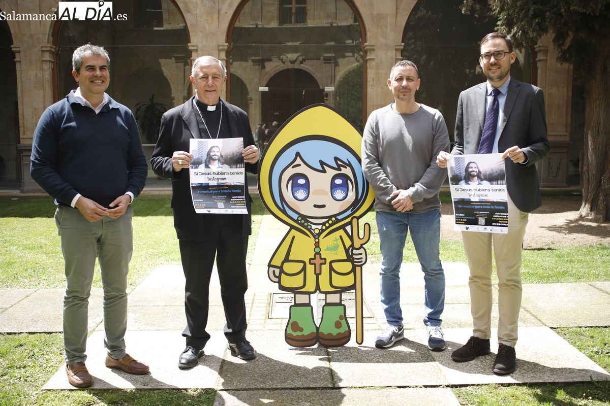 Si Jesús hubiera tenido Instagram: el musical que llega a Salamanca conectando a un millar de escolares con la fe y las redes