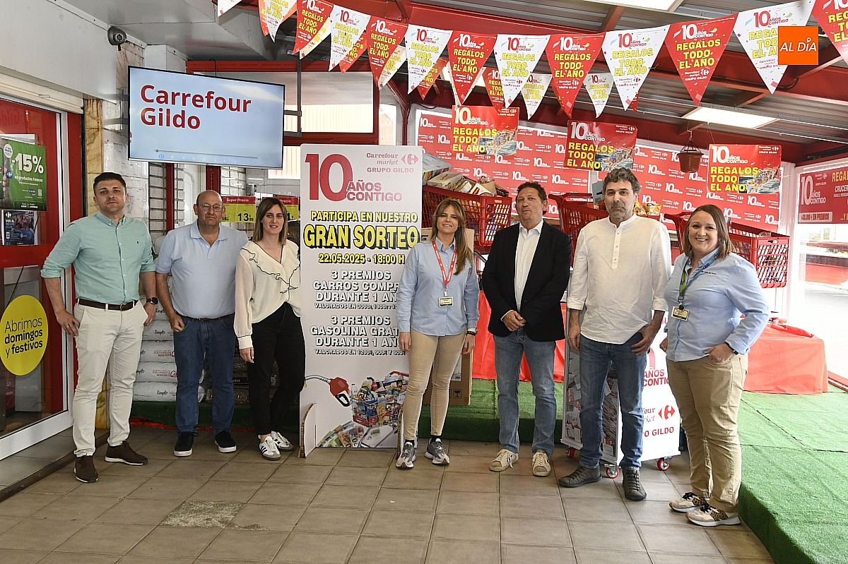 Carrefour Market Gildo celebra su décimo aniversario con más de 7.000 euros en premios