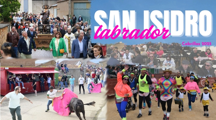 San Isidro en Cabrillas: Tradición, vaquillas, humor amarillo y estreno de web municipal en sus fiestas 2025