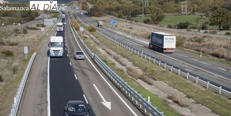 Una A-62 en pésimo estado compromete la seguridad de miles de conductores diarios en Salamanca