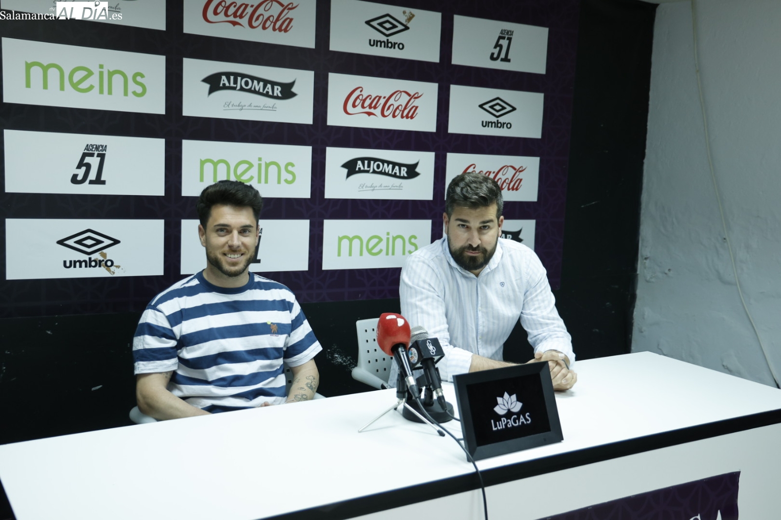 FOTOS | Valverde y Jorge García sientan las bases del Salamanca UDS: Queremos hacer las cosas bien. No tenemos prisa