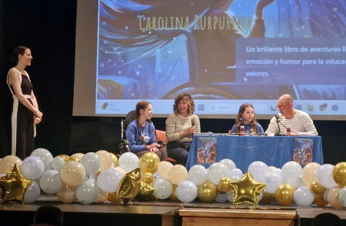 El CEIP Santa Teresa acoge la inspiradora historia de Carolina Purpurina en una jornada de valores y esperanza