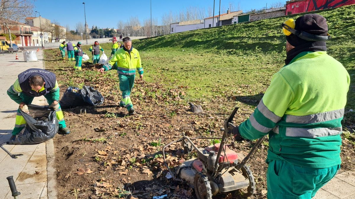 Arranca la limpieza de solares municipales en estos barrios de Salamanca