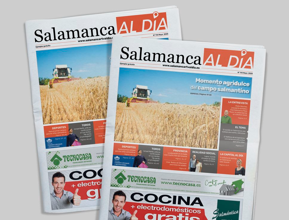 Este miércoles sale a la calle el número de mayo del periódico de papel SALAMANCA AL DÍA