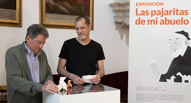 El legado de Unamuno en papel: su nieto expone más de cien variantes de la icónica pajarita