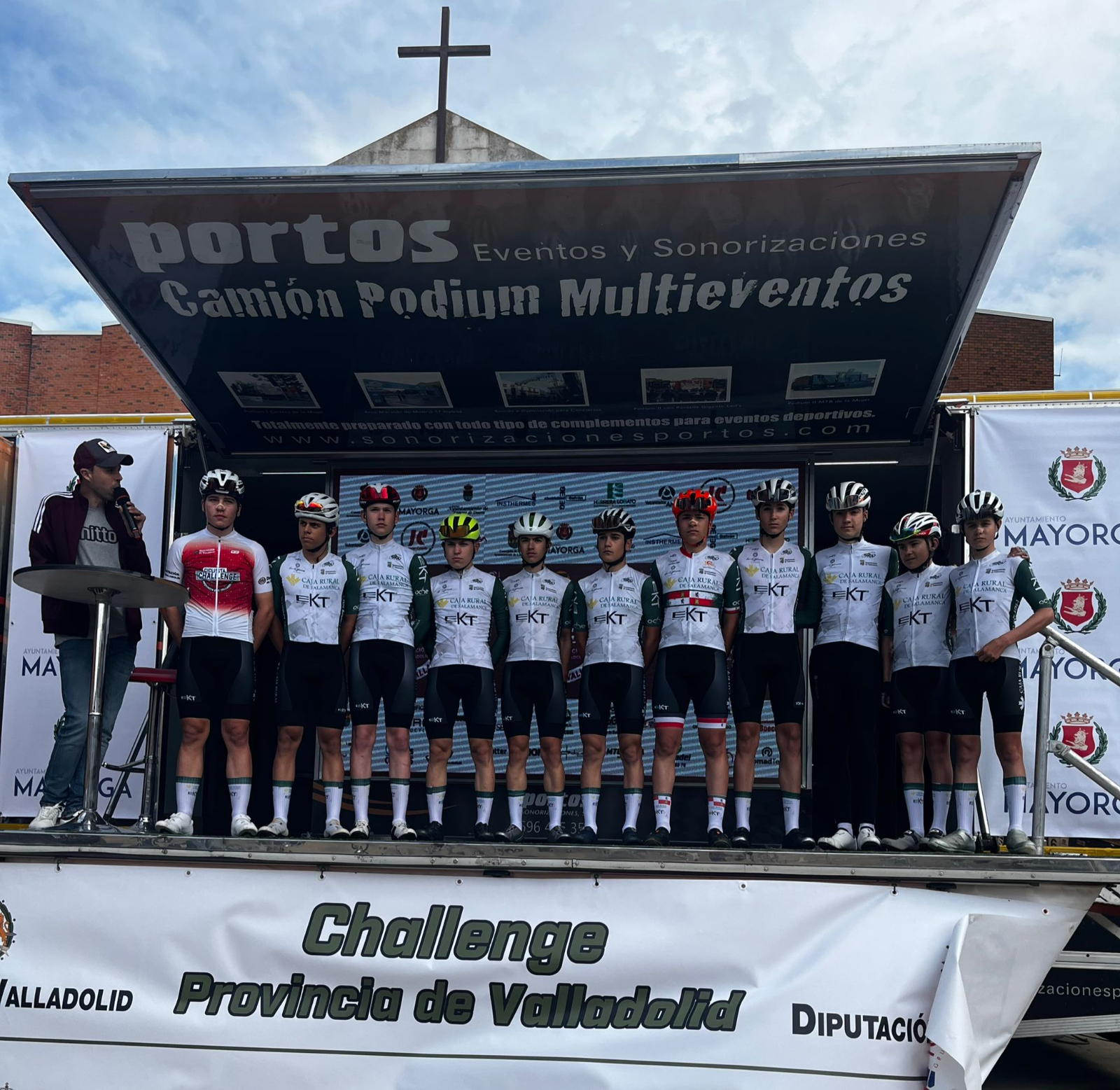 El Caja Rural de Salamanca-EKT, cuarto mejor equipo en la Vuelta Cadete de Valladolid  