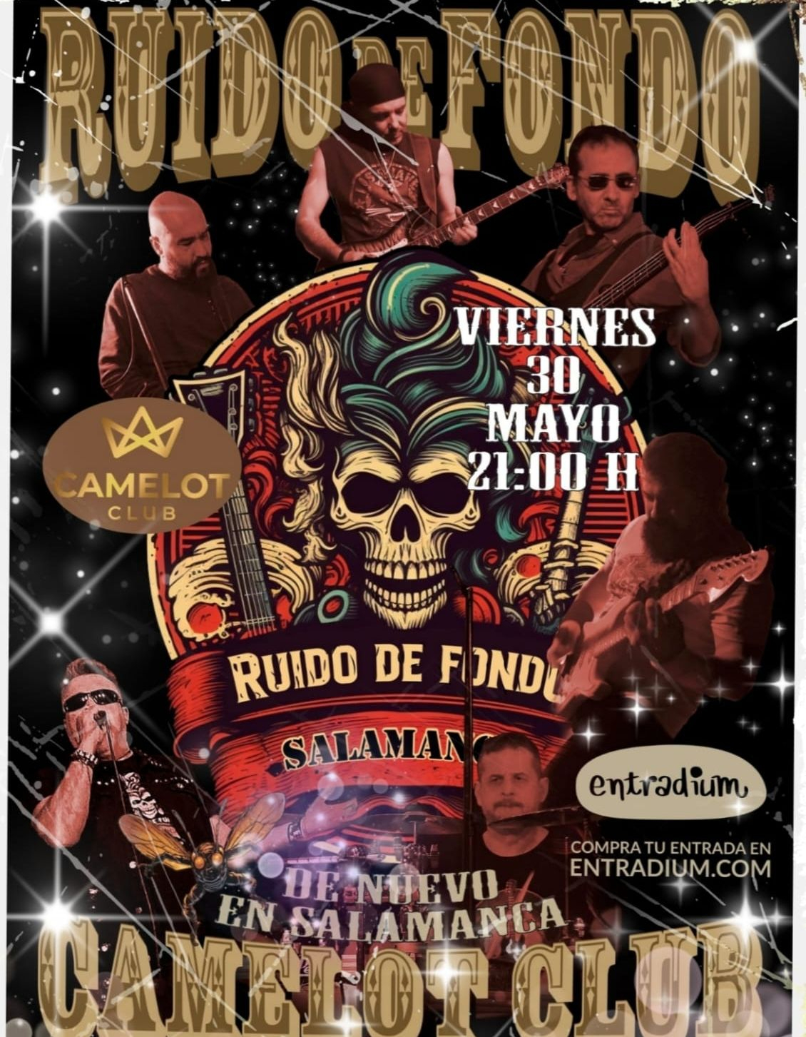 Ruido de Fondo vuelve a colgar el cartel de no hay entradas en Salamanca