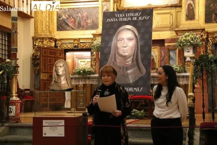 Jennifer Mann presenta en Alba de Tormes el rostro reconstruido de Santa Teresa de Jes&uacute;s | Imagen 1