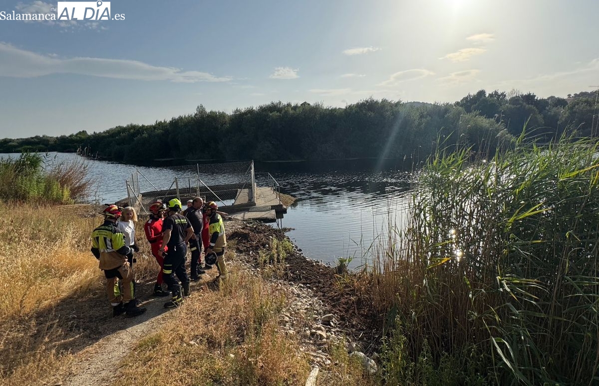 Buscan a un menor en el río Tormes a su paso por Alba
