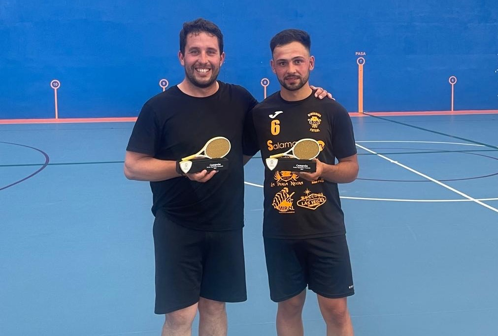 Pablo Sevillano e Iván Matías se proclaman campeones del Trofeo Diputación de Frontenis