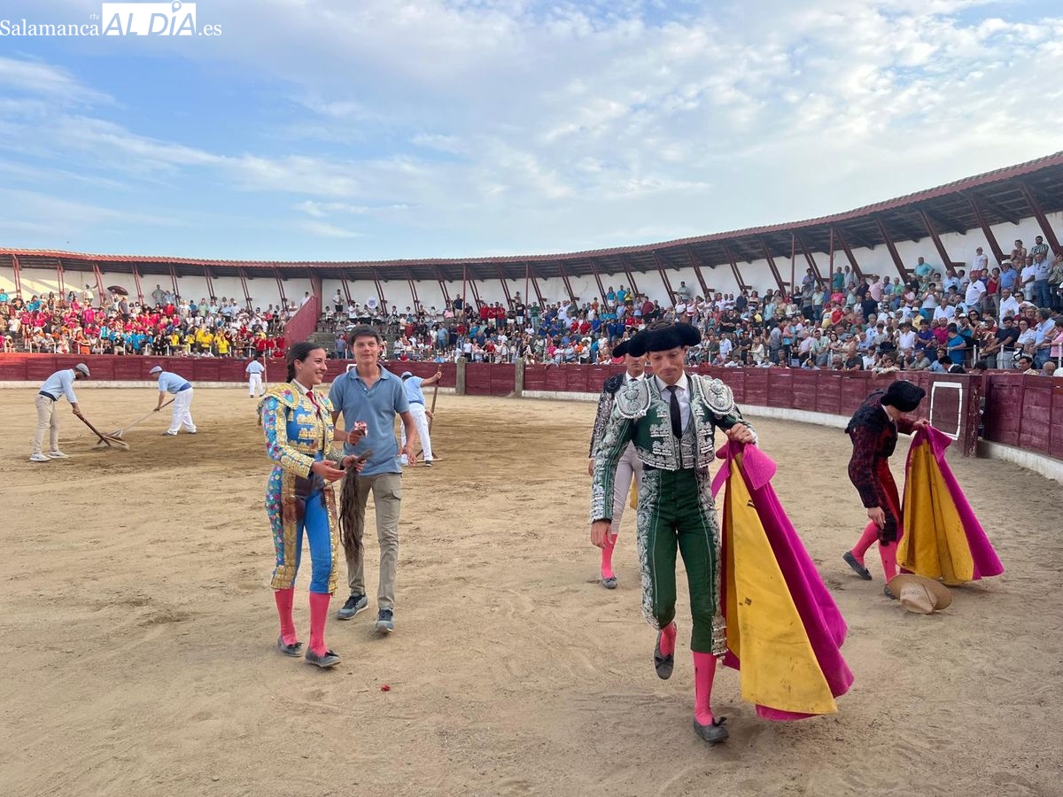 VÍDEO | Raquel Martín indulta un novillo de Lorenzo Rodríguez Espioja en Ledesma