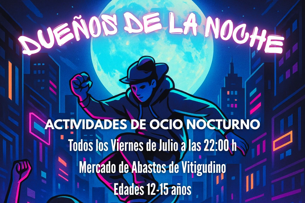 Vitigudino combate el sedentarismo digital con yincanas nocturnas para sus adolescentes