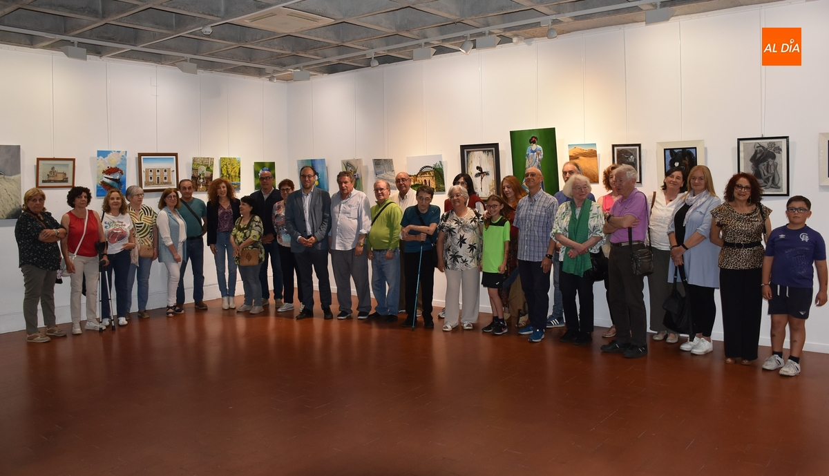 Abierta la muestra del Taller de Pintura, que va sumando alumnos de la comarca