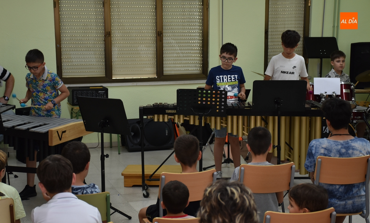 Los alumnos de Percusión muestran su dominio de varios instrumentos