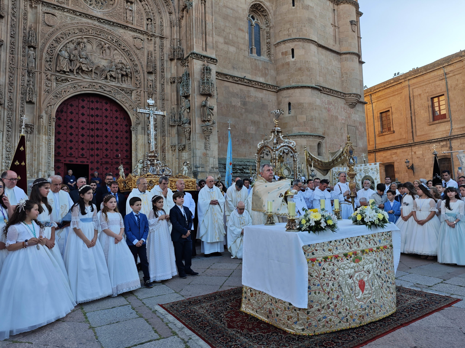 Salamanca celebra el Corpus con una procesión por el casco histórico donde los niños serán protagonistas 