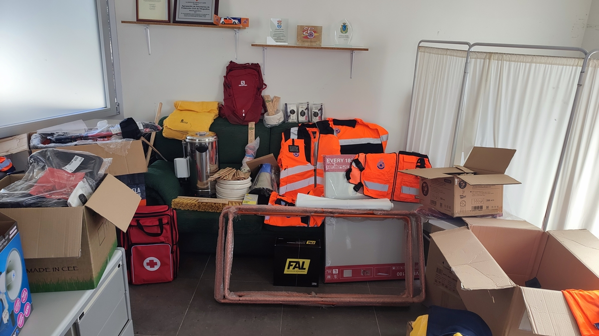 Luces y sombras en la nueva dotación de material de la Junta para la Agrupación de Protección Civil de Vitigudino