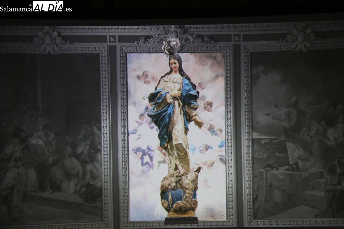 Fe y Arte desvela uno de los misterios del retablo de la iglesia de Vitigudino 