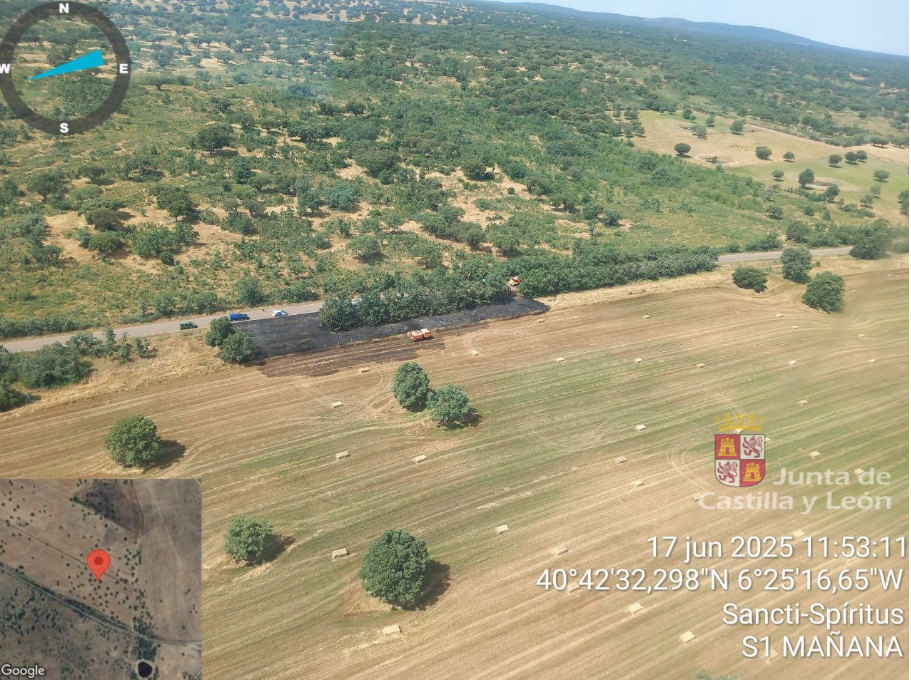 Registrado en Sancti-Spíritus un pequeño incendio forestal