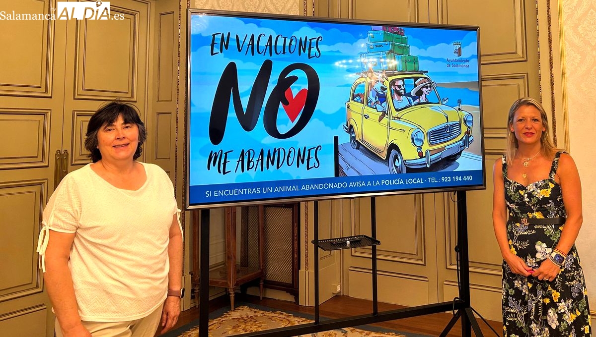 En vacaciones NO me abandones: mensaje en Salamanca para proteger a sus mascotas este verano