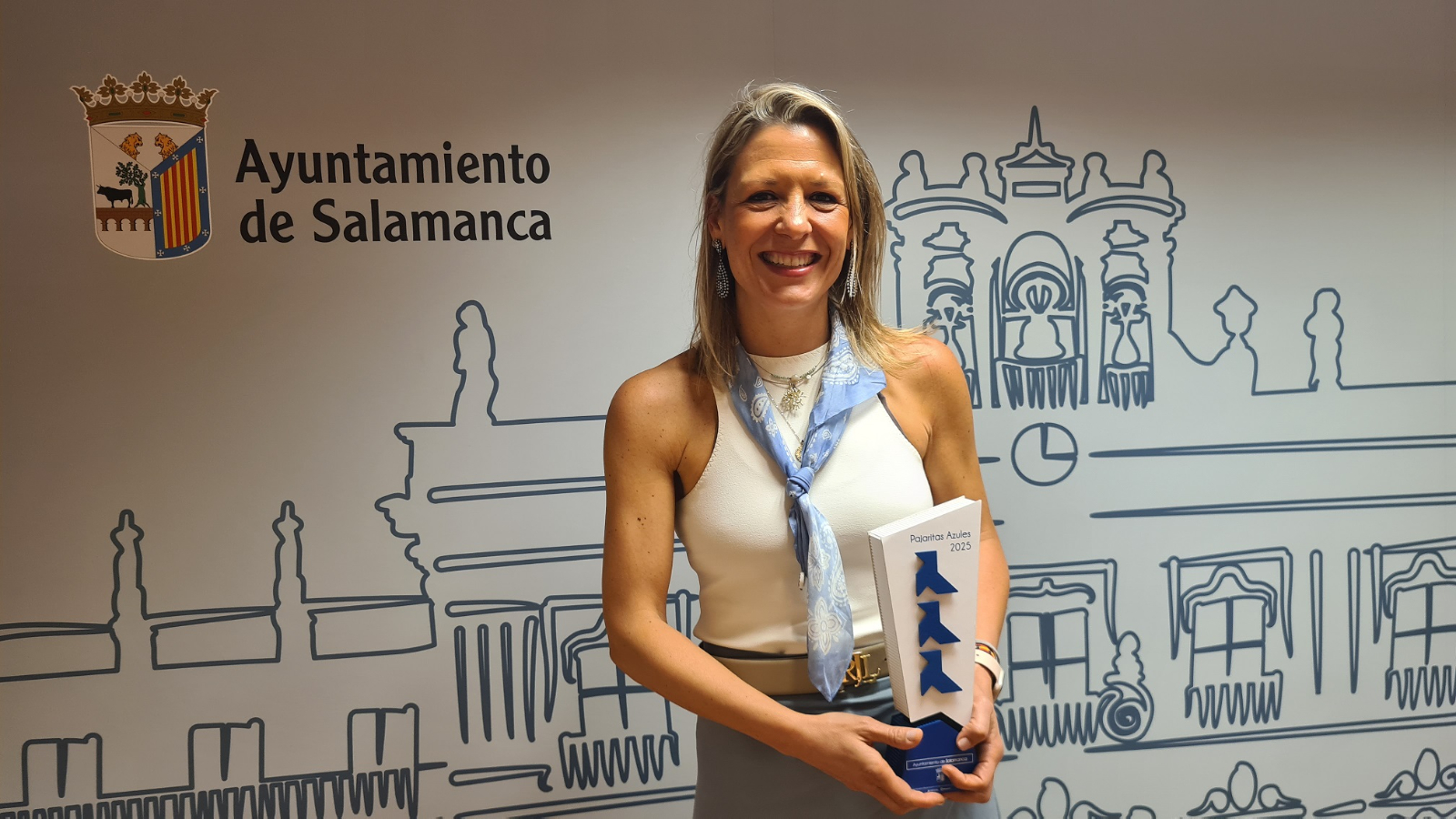 Salamanca se corona con la triple Pajarita Azul por su excelencia en el reciclaje de papel y cartón