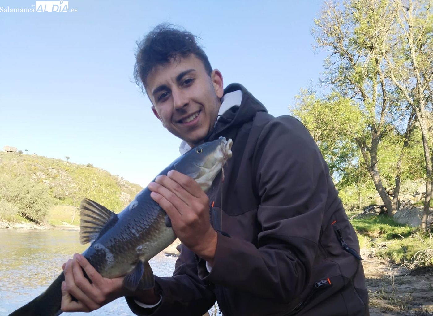 La pasión por la pesca desde los 3 años de un joven salmantino: Mi sueño es ser pescador profesional y acudir a campeonatos