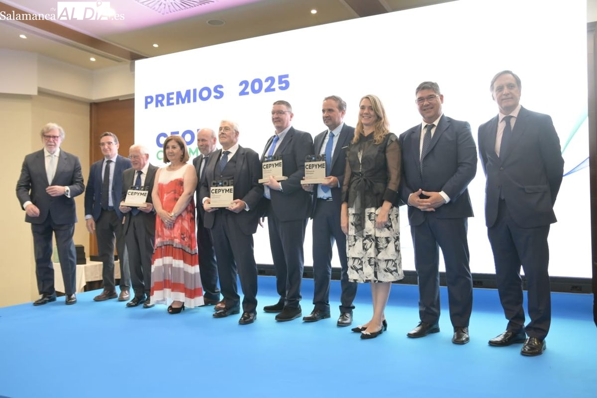 FOTOS | El talento salmantino brilla: CEOE CEPYME entrega sus premios anuales en una emotiva ceremonia