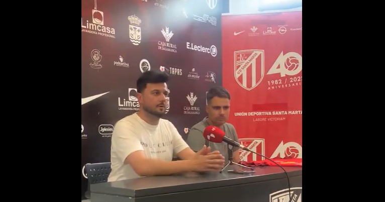 Mario Sánchez y su vuelta al Santa Marta: Se hace raro pisar por aquí desde este lado, pero tengo ilusión