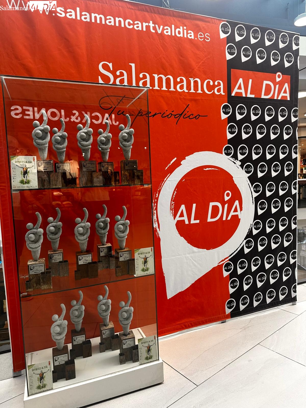¡Ya puedes ver los trofeos de la III Gala AL DÍA con el Deporte Salmantino en el Centro Comercial El Tormes!