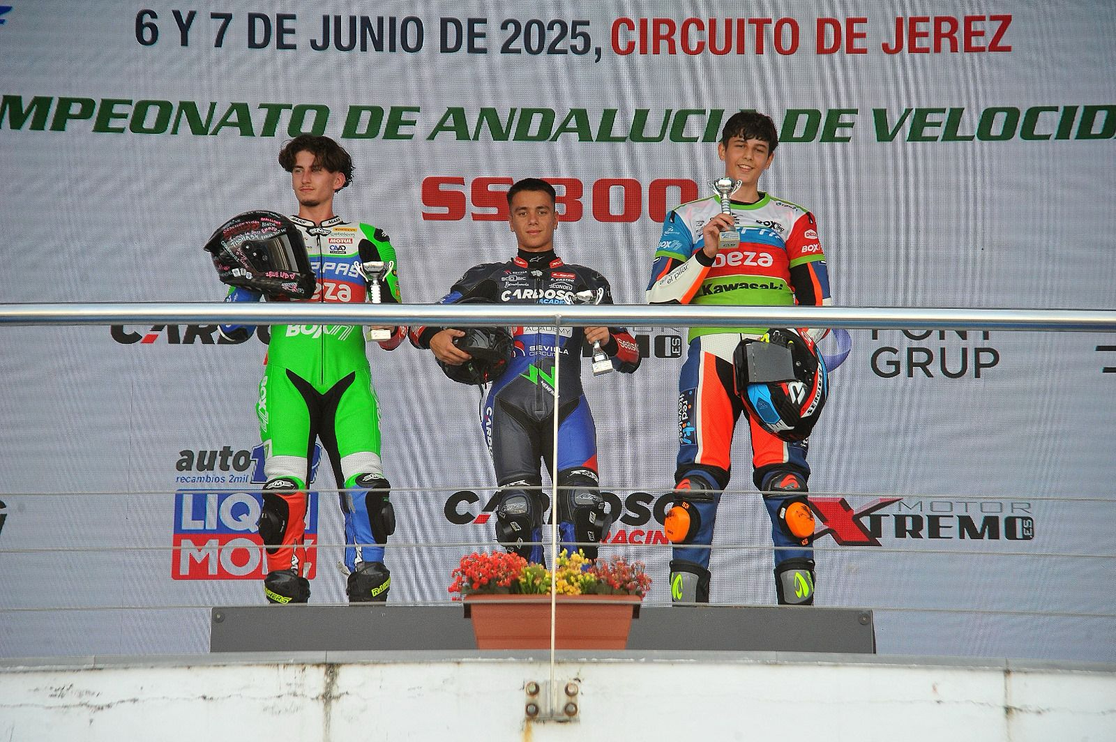 Sergio Verdugo brilla en la Copa de España y el Campeonato de Andalucía en Jerez con su nueva Kawasaki Ninja 400
