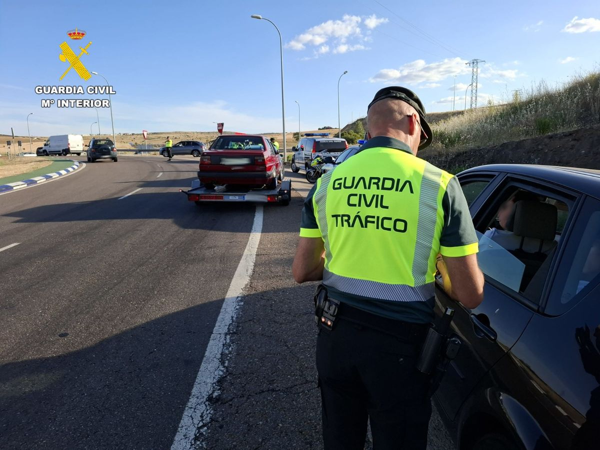Cazado en Salamanca a 220 km/h en la A-62 y, minutos después, a 199 km/h