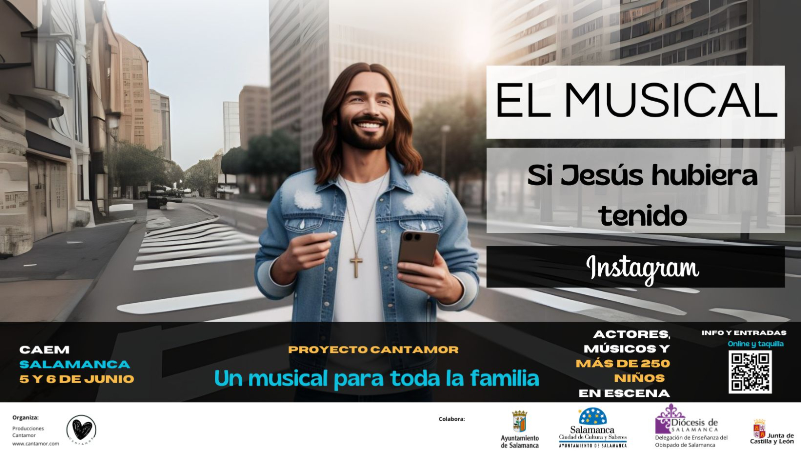 Si Jesús hubiera tenido Instagram: el original musical que disfrutarán en Salamanca miles de escolares 