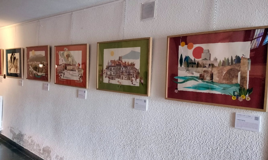 Violeta Monreal expone en Alba su visión de los pueblos salmantinos con Salamanca, pueblos y raíces