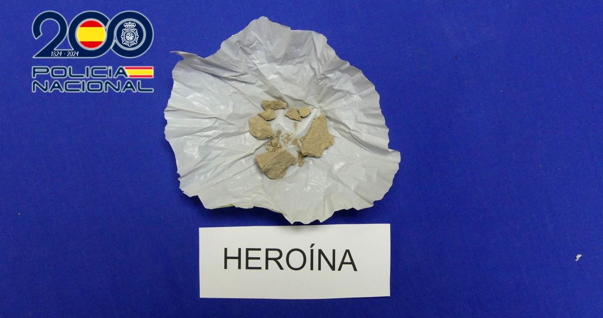 Detenido en Salamanca con heroína oculta en la cintura del pantalón