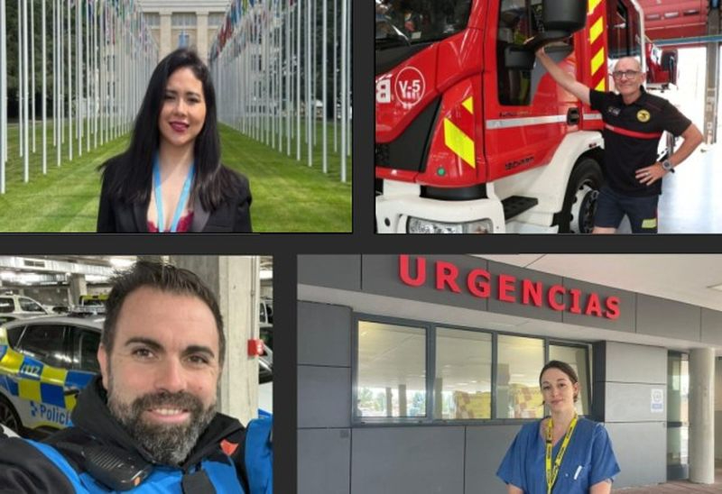Policías, médicos y bomberos de Salamanca narran la dureza y las anécdotas de sus guardias nocturnas