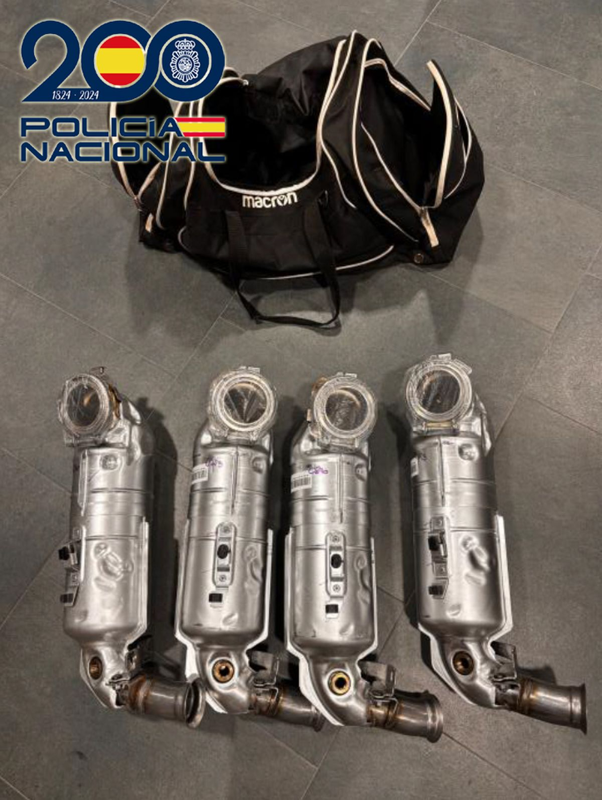 Dos detenidos en Salamanca tras ser sorprendidos robando catalizadores de un camión