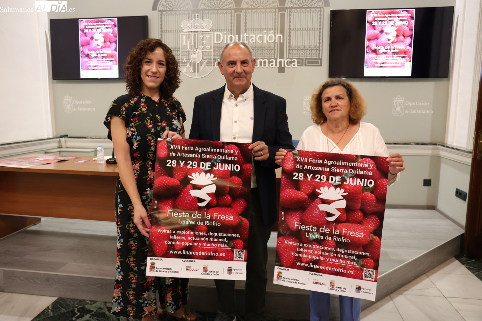 Linares de Riofrío se viste de gala para su XVI Feria Agroalimentaria y Fiesta de la Fresa