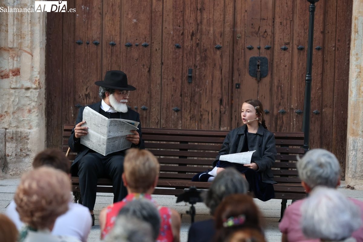 VÍDEO Y FOTOS | Las Úrsulas se convierte en un escenario unamuniano con la obra teatral Retahílas