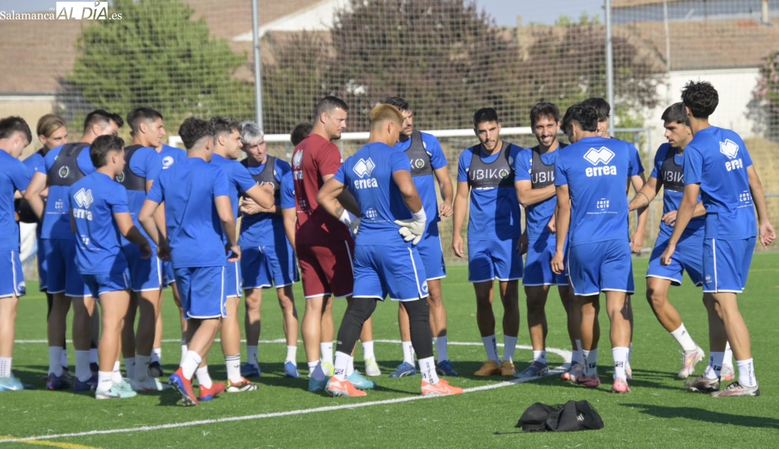 Unionistas sigue con su preparación. Así ha sido el segundo entrenamiento con Riera al mando